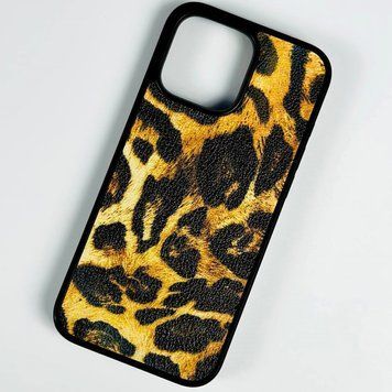 Шкіряна накладка Leopard Leather Magnetic для iPhone Xr Color №4 207-00293 фото