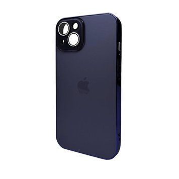 Чохол AG Glass Sapphire Frame MagSafe для iPhone 15 Deep Purple 666-02819 фото