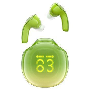 Наушники ACEFAST T9 Crystal (Air) color bluetooth earbuds Avocado Green 656-00845 фото