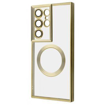Чохол WAVE Metal Color Case with Magnetic Ring для Samsung Galaxy S23 Ultra Gold 656-07975 фото