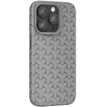Чехол TPU Weaving для iPhone 14 Pro (6.1") Grey 555-00350 фото