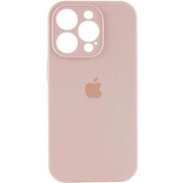Силиконовый чехол с закрытой камерой для iPhone 14 Pro Pink Sand 666-00881 фото