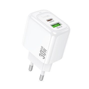 Сетевое зарядное устройство HOCO CS55A Surplus PD30W+QC3.0 charger White 6942007631549 фото