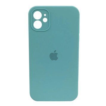 Силиконовый чехол с квадратными бортиками для iPhone 11 Mint 208-00846 фото