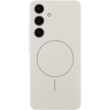 Чехол Silicone Cover Lakshmi Full Camera with MagFit для Samsung Galaxy S26 White 777-09206 фото