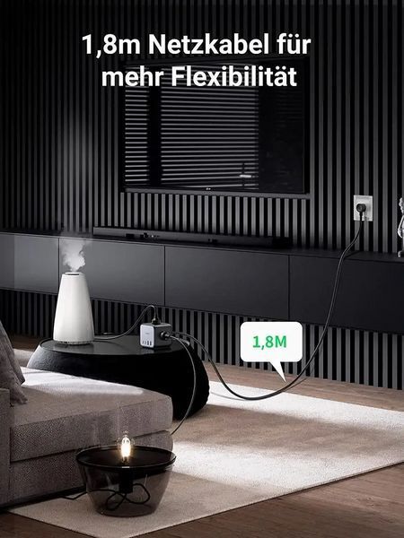 Сетевое зарядное устройство UGREEN CD268 65W DigiNest Cube (2C2A) (UGR-60113) UGR-60113 фото