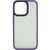 TPU+PC чохол Metal Buttons для Apple iPhone 14 Pro Max (6.7") Темно-фиолетовый 777-08292 фото