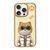 Чохол TPU+PC Nimmy 3D with Metal Buttons для iPhone 16 Pro Max Cat Khaki 656-02548 фото