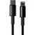 Кабель Baseus Tungsten Gold Fast Charging Data Cable Type-C to iP PD 20W 1m Black CATLWJ-01 фото