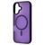 Чохол WAVE Matte Insane Case with Magnetic Ring для iPhone 16 Deep purple 656-07867 фото