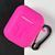 Силіконовий чохол із карабіном для навушників AirPods 2 Magenta 203-00435 фото