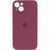 Силиконовый чехол с закрытой камерой для iPhone 13 Marsala 208-00740 фото