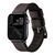 Ремінець для Apple Watch Leather+Silicone 42/44/45/49 mm Coffe Black 212-02228 фото