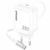 Мережевий зарядний пристрій Amaya E220S PD20W GaN (1USB-C) + Retractable Cable Type-C white 656-08085 фото