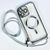 Чохол Crossbody Lanyard with Magsafe зі шнурком для iPhone 13 Pro Max Silver 214-02624 фото