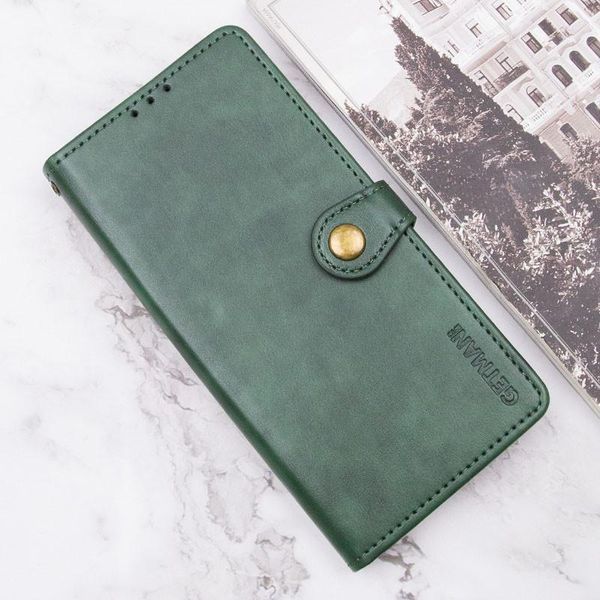 Кожаный чехол-книжка GETMAN Gallant (PU) для Samsung Galaxy A57 5G Green 777-09106 фото