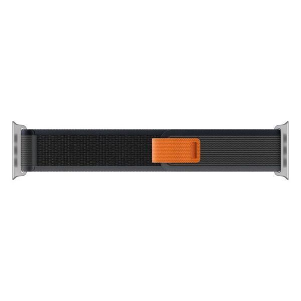 Тканевый ремешок Trail Loop для Apple Watch 42/44/45/49 mm Black Orange 212-00553 фото
