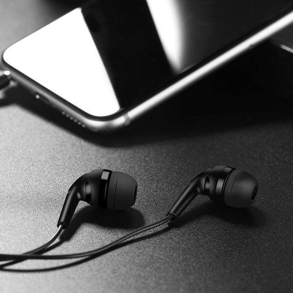 Навушники HOCO M40 Prosody universal earphones with microphone Black 656-03933 фото