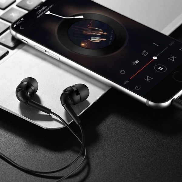 Навушники HOCO M40 Prosody universal earphones with microphone Black 656-03933 фото