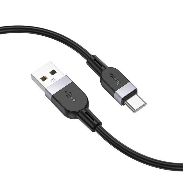 Кабель HOCO X109 Energy silicone charging data cable Type-C (L=1M) Black 6942007636247 фото