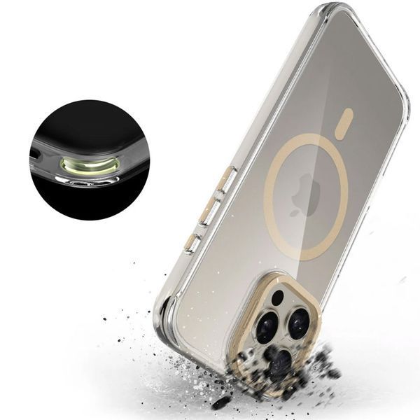 Чохол TPU Space Case Apex with MagSafe для Apple iPhone 13 Pro / 14 Pro (6.1") Gold 214-03348 фото