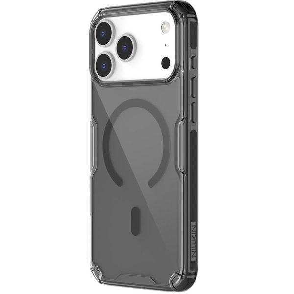 TPU чехол Nillkin Nature Pro Magnetic для Apple iPhone 17 Pro Max / 18 Pro Max (6.9") Черный (прозрачный) ILSO-00000081045-3 фото