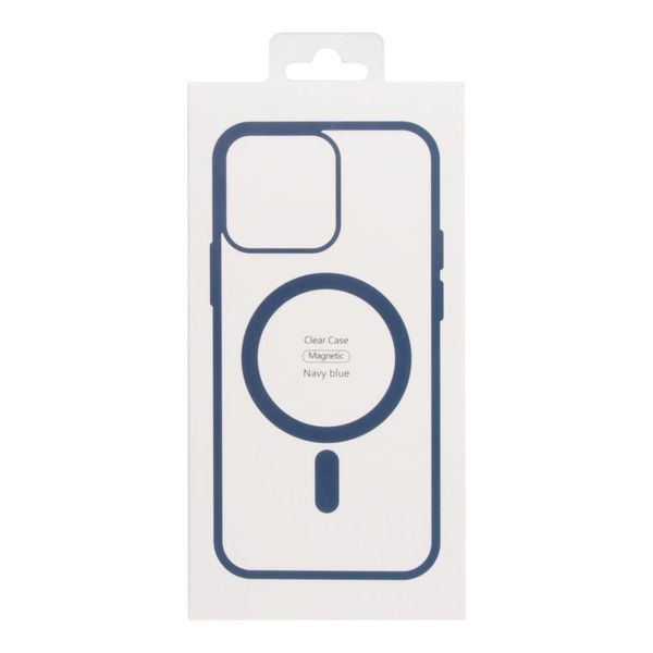 Чохол NEW TPU Color with Magsafe для iPhone 16 Navy Blue 214-02585 фото