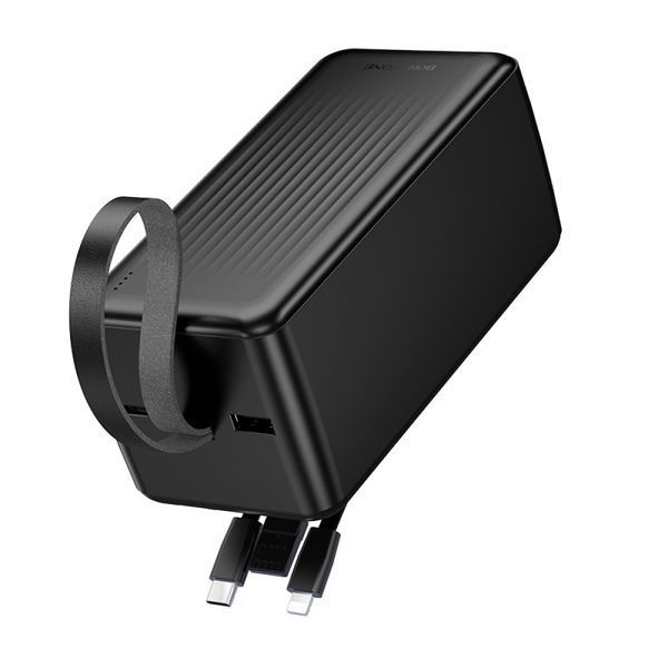 Power Bank Borofone BJ79C 50000mAh Clever (with cable Type-C+Lightning+USB) Black 216-00184 фото