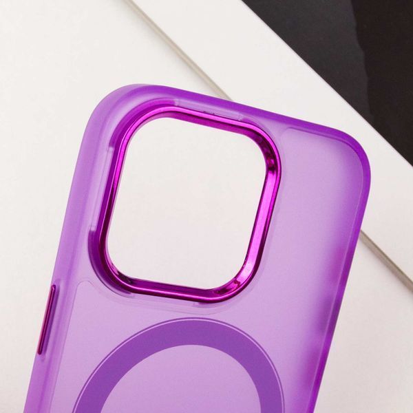 Чохол TPU+PC Lily with MagSafe для Apple iPhone 14 Pro Max (6.7") Purple 214-03594 фото