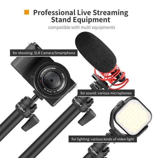Штатив-тримач Ulanzi Vijim Desktop Flexible Arm/Light Stand(With Clip/Two Stages) (UV-2665 LS04) 2665 фото
