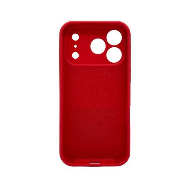 Силіконовий чохол з закритою камерою для iPhone 17 Pro Max / 18 Pro Max (6.9") Berry Red 666-04334 фото