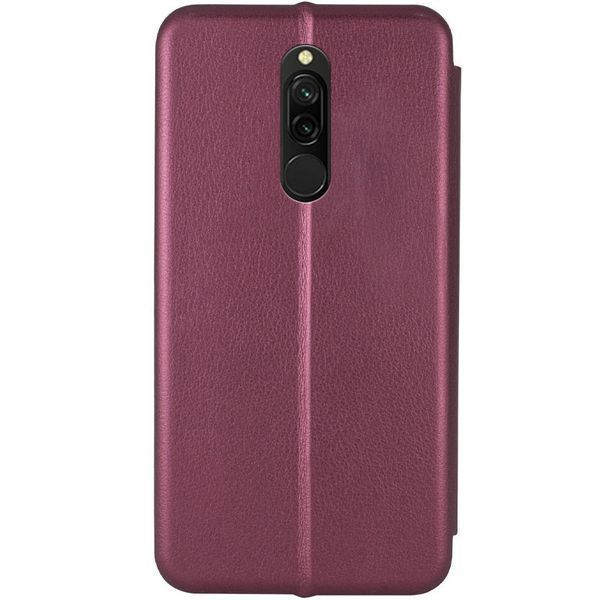Шкіряний чохол-книжка Classy для Xiaomi Redmi 8 Maroon 777-06009 фото