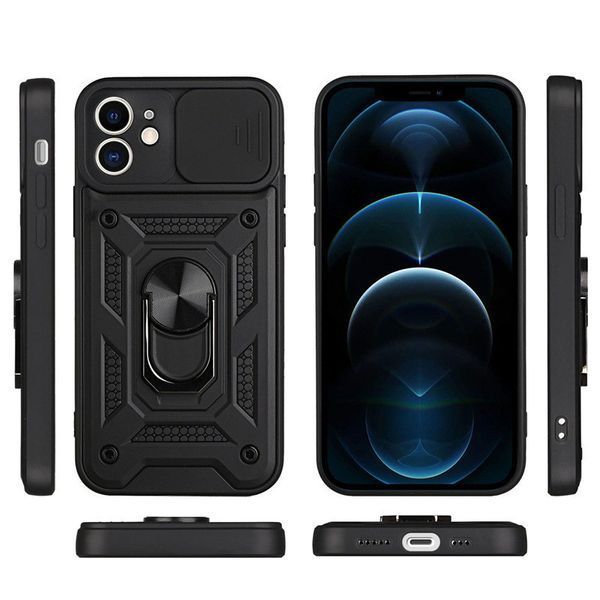 Ударопрочный чехол Camshield Serge Ring для Apple iPhone 11 (6.1") Black 208-05574 фото