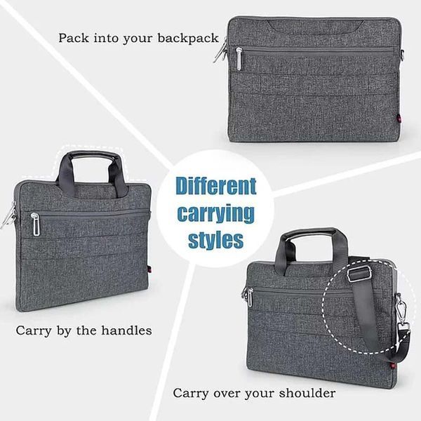 Сумка для ноутбука WIWU City Commuter Bag 15.6" Grey 656-03657 фото