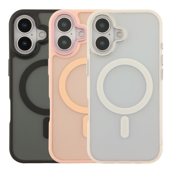 Чохол TPU+PC Goldencis Matte with MagSafe для iPhone 17 Black 2020000496694 фото