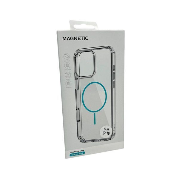 Чехол Acrylic Thin Magnetic для Apple iPhone 16 Green 666-03685 фото