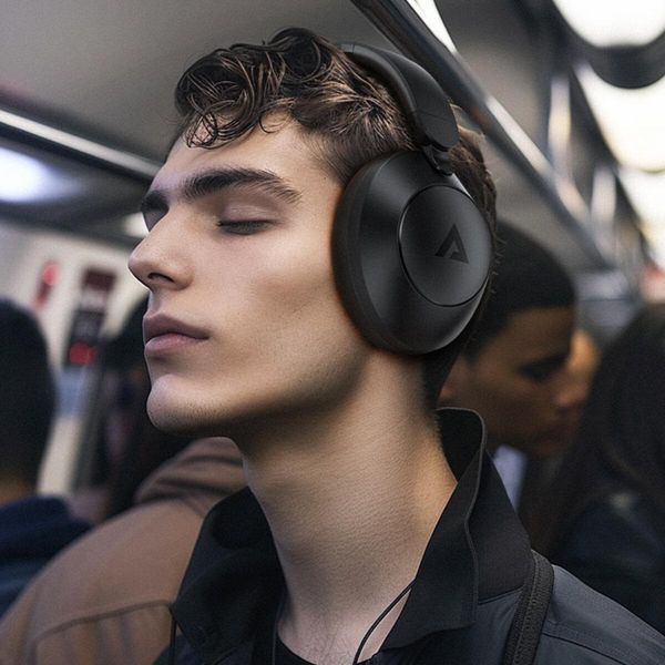 Бездротові накладні навушники ACEFAST H3 active noise canceling wireless headset Black 656-03779 фото