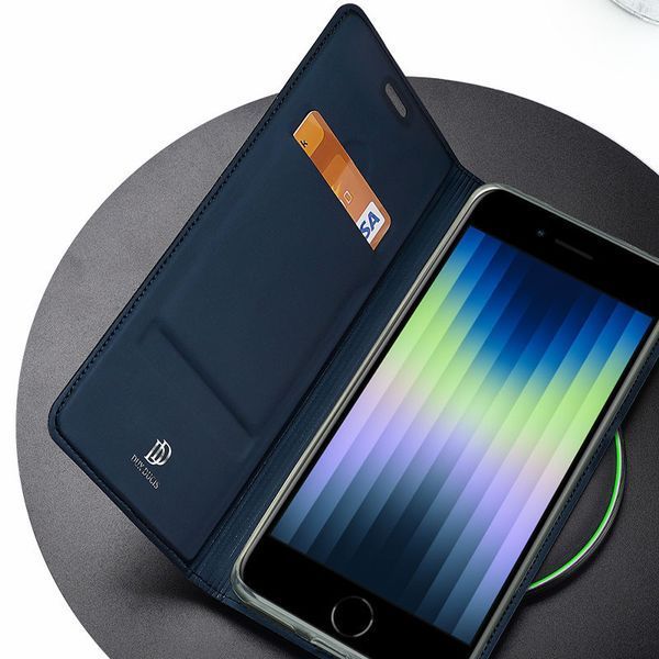 Чехол-книжка Dux Ducis с карманом для визиток для iPhone 7 / 8 / SE Night Blue 208-04886 фото