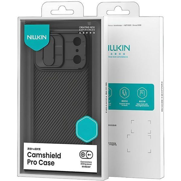 Карбоновая накладка Nillkin CamShield Pro для Apple iPhone 17 Pro (6.3") Black 777-08147 фото