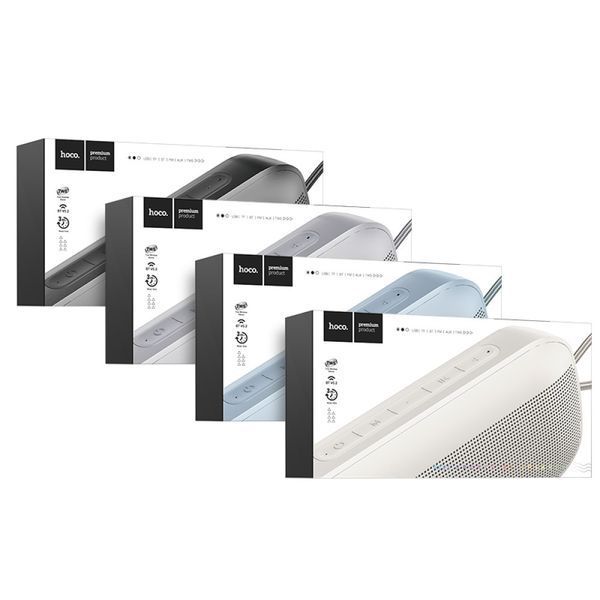 Портативна Bluetooth колонка Hoco HC21 Shadow sports Біла 202-00251 фото