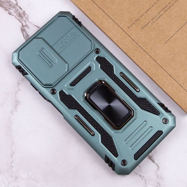 Ударопрочный чехол Camshield Army Ring для Xiaomi Redmi Note 11 (Global) / Note 11S / Note 12S Light Green 777-05150 фото