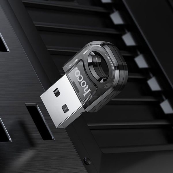 Адаптер Bluetooth HOCO UA28 USB BT adapter Black 6942007618335 фото