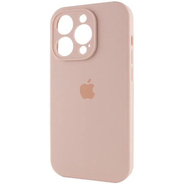 Силіконовий чохол з закритою камерою для iPhone 14 Pro Pink Sand 666-00881 фото