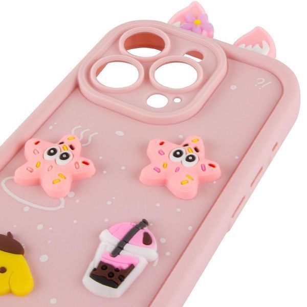 Чохол TPU Toys Case with Ears для Apple iPhone 16 Pro Max (6.9") Light Pink 208-05340 фото