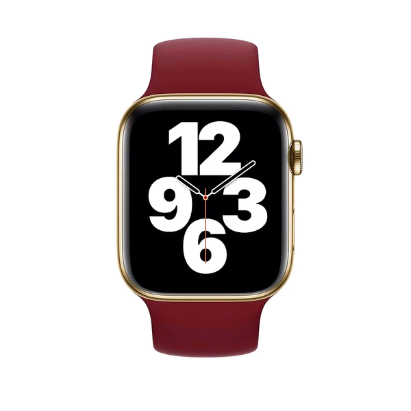 Силіконовий монобраслет для Apple Watch 38/40/41 mm 160 mm Бордовий 212-00352 фото