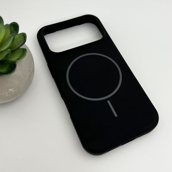 Чохол для смартфона Silicone Case Magnetic для Apple iPhone 17 Pro Black 666-04130 фото