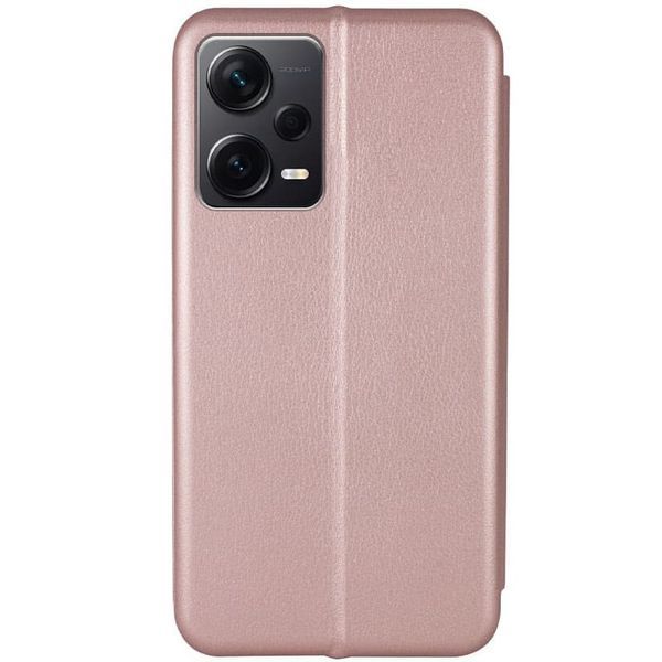 Кожаный чехол-книжка Classy для Xiaomi Poco X5 5G / Note 12 5G Rose Gold 777-05754 фото