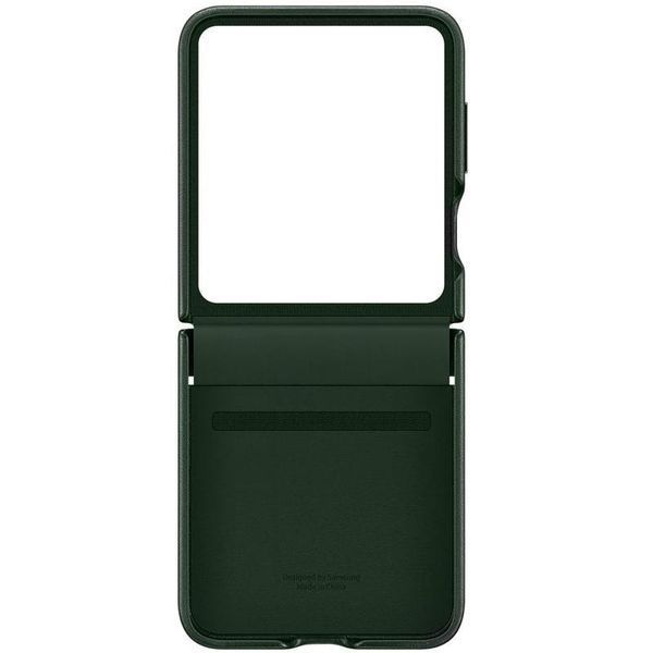 Кожаный чехол Leather Case для Samsung Galaxy Z Flip5 Green 555-03214 фото