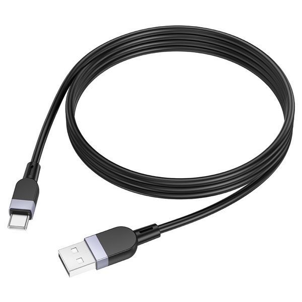 Кабель HOCO X109 Energy silicone charging data cable Type-C (L=1M) Black 6942007636247 фото