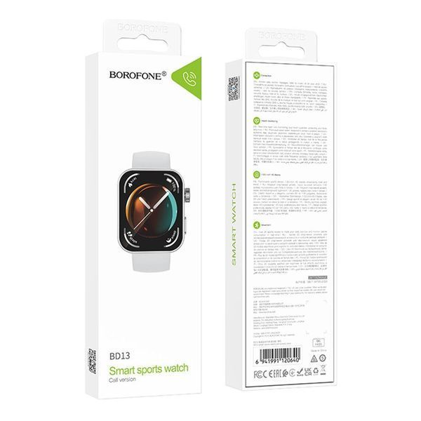 Смарт Годинник Borofone BD13 Smart sports watch (call version) Срiбло 656-03424 фото